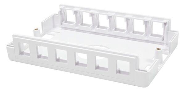 Produktbild MVT 200 163  -  Aufputz-Leergehäuse für 6 oder 12 Keystone Module, weiss